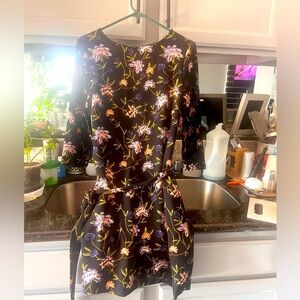 H&M Black Long Sleeve Bell Sundress